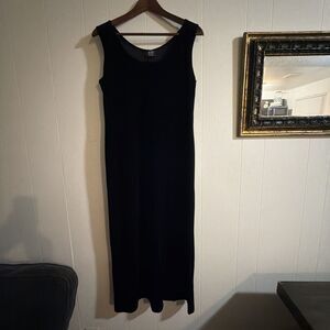 Helene Blake Dress Women's Size Large Velvet Maxi 90s Vintage